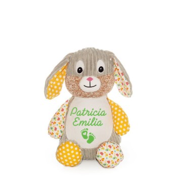 Plüschtier Hase bestickt mit Namen